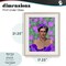 Stupell Industries Floral Reverie Frida Framed Print Under Glass, design by Lynnda Rakos